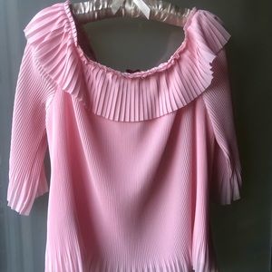 TED BAKER - BLUSH PINK BLOUSE